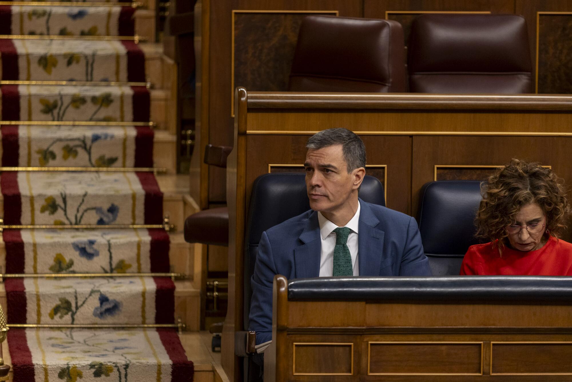 Pedro Sánchez y María Jesús Montero